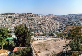 Вид с Сионской горы на Иерусалим. 