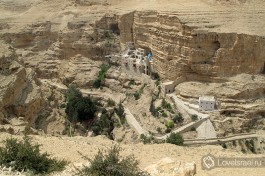 Монастырь Святого Георгия в ущелье Вади Кельт - сюрприз по дороге на Мертвое море.