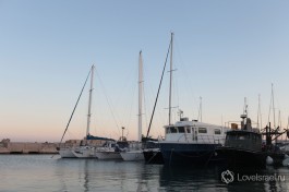 Яффский порт - один из древнейших портов Средиземноморья. Яфо Израиль.