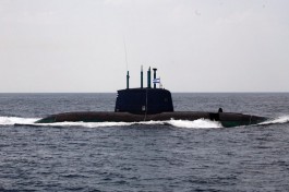 Израильская подводная лодка класса Дельфин.