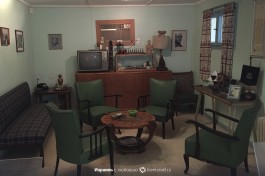 Гостинная дома Бен-Гуриона в киббуце Сде-Бокер.