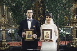 Венчание в церкви Святой Тавифы в Яффо.