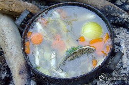 Можно рыбачить на море, на озере или в магазине:)