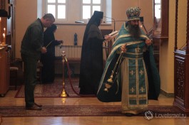 Утренняя молитва в Горненском монастыре.