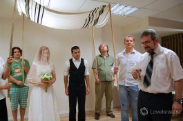 Церемония хупы. Чтение семи благословений.