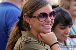 Счастливая обладательница израильского гражданства - младший лейтенант Армии Обороны Израиля.