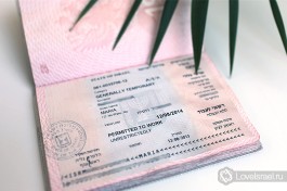 Виза временного жителя Израиля (Алеф Хамеш) сроком действия 1 год с правом работы
