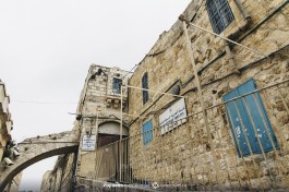 Вход в школу Эль-Омария. В мамлюкские и османские периоды это был дворец градоночальника.