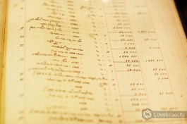 Одна из бухгалтерских книг на заводе Кармель, написана на французском. Там даже можно увидеть графу расхода: взятки турецким властям.